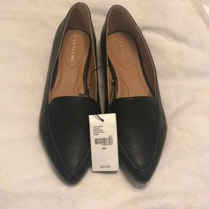 NWT Black Lane Bryant flats size 8W